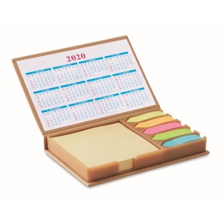 Set de notas y calendario personalizado